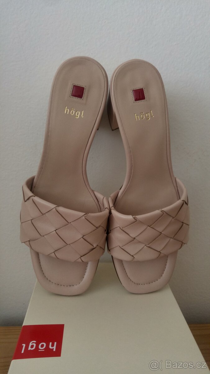 Damske kozene pantofle, strevice, nazouvaky Högl - 2