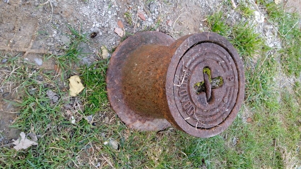 Litinový kryt uzávěru vody - 2