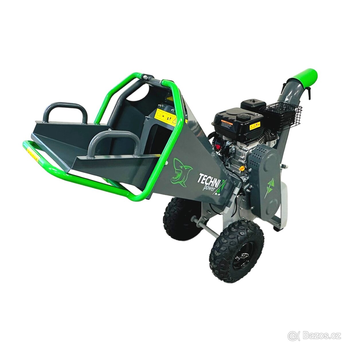 Benzínový drtič větví do 10 cm -TECHNIX DR-X100 - 2