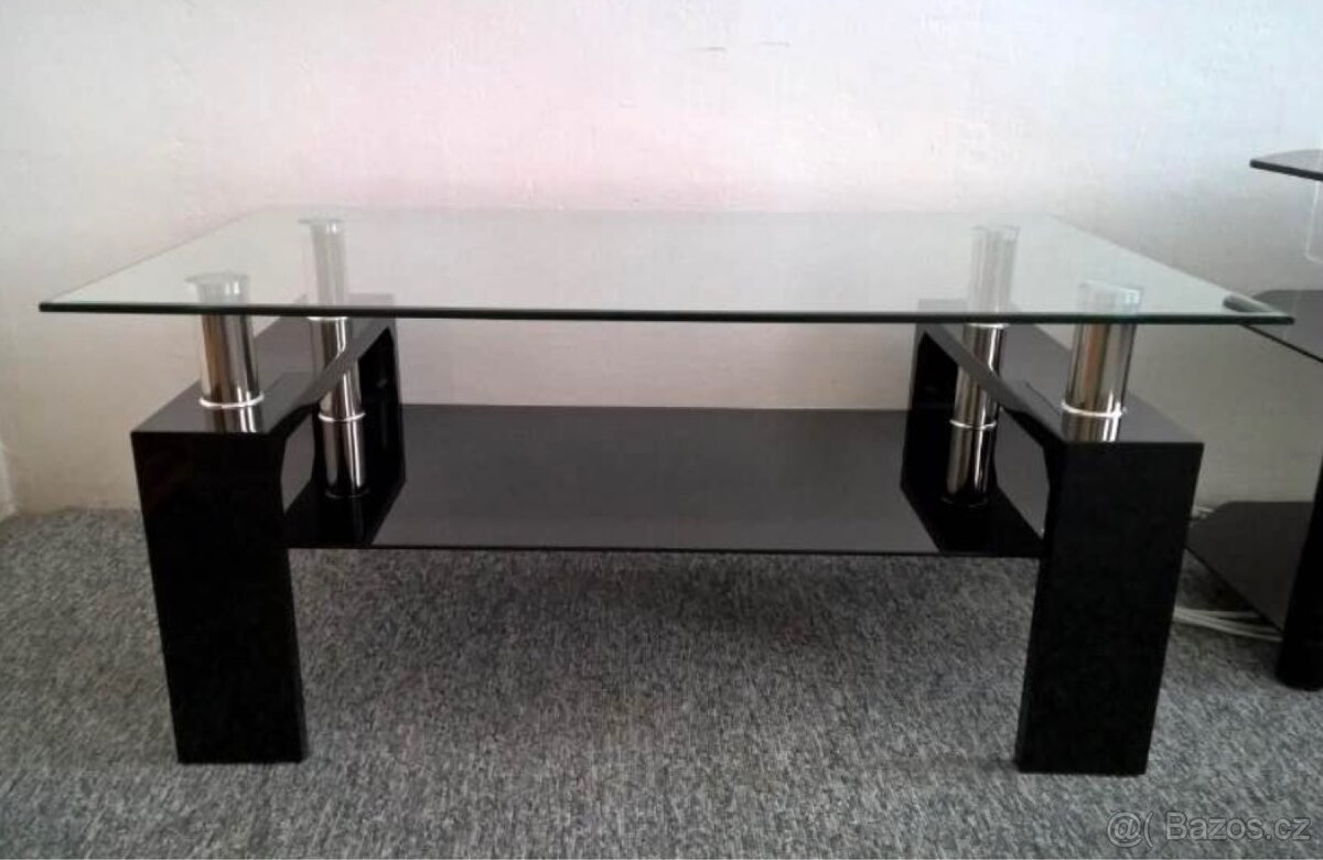 Konferenční stolek černý - 2