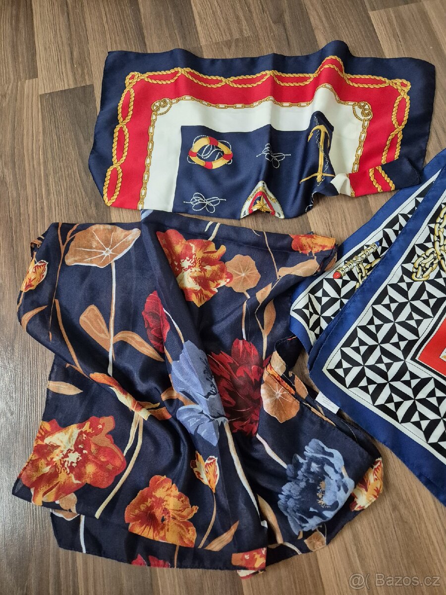 3x dámský šatek na krk - 2