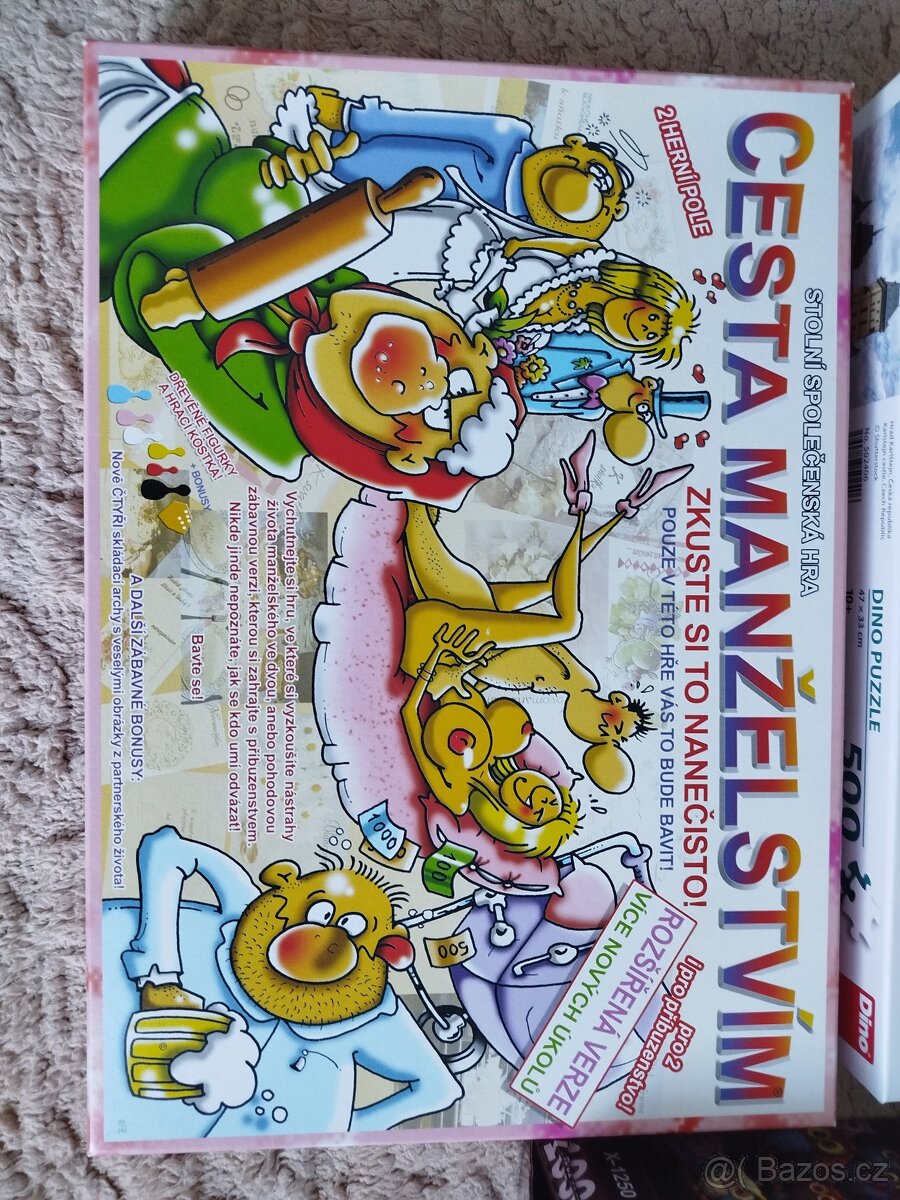 Společenská hra pro dospělé a 2x puzzle - 2