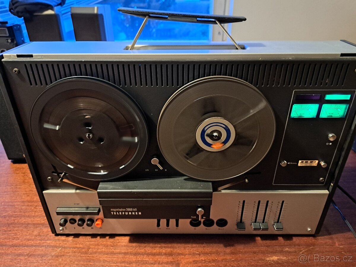Kotoučový magnetofon Telefunken M 2000 funkční - 2
