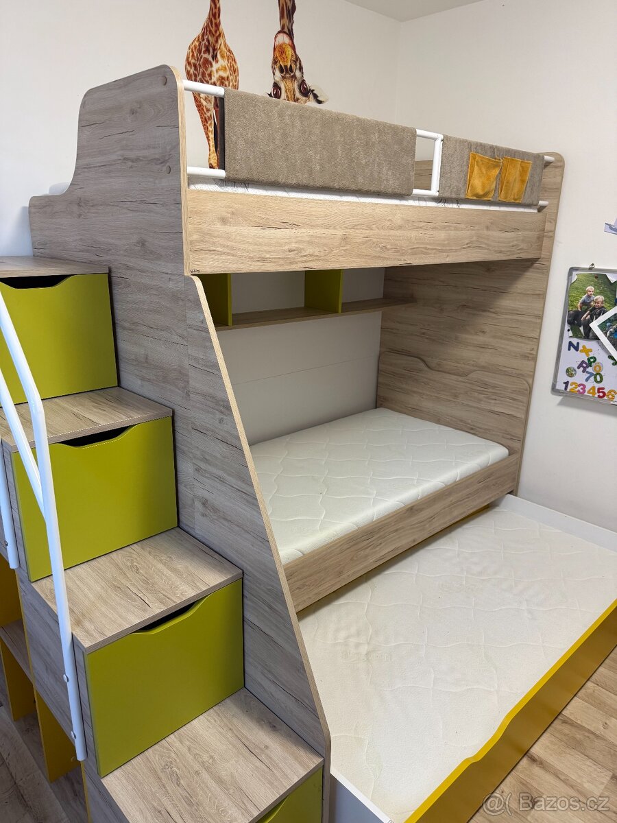Patrová postel se 3 lůžky - 2