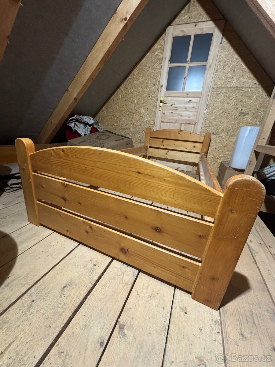 Detska postel 90 (masiv, borovice) - 2
