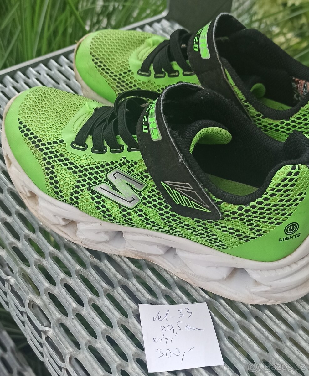 Tenisky / boty SKETCHERS vel. 33 - svítící - 2