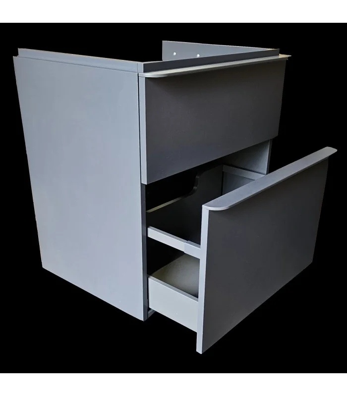 Geberit Smyle Square skříňka šedá matná 60 cm - 2