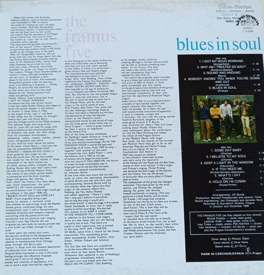 The Framus Five – Blues In Soul (LP - stereo) - 2