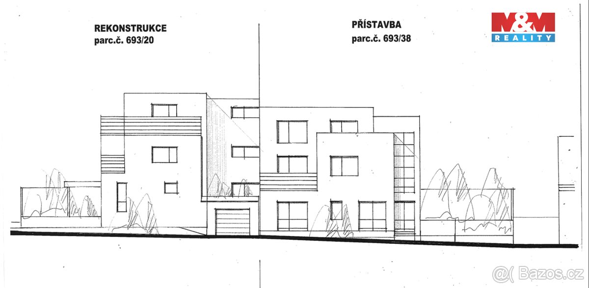 Prodej developerského projektu, 421 m², Praha, ul. Běluňská - 2