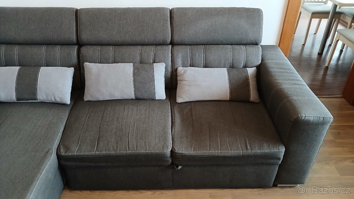 Rozkládací rohová sedačka - 2