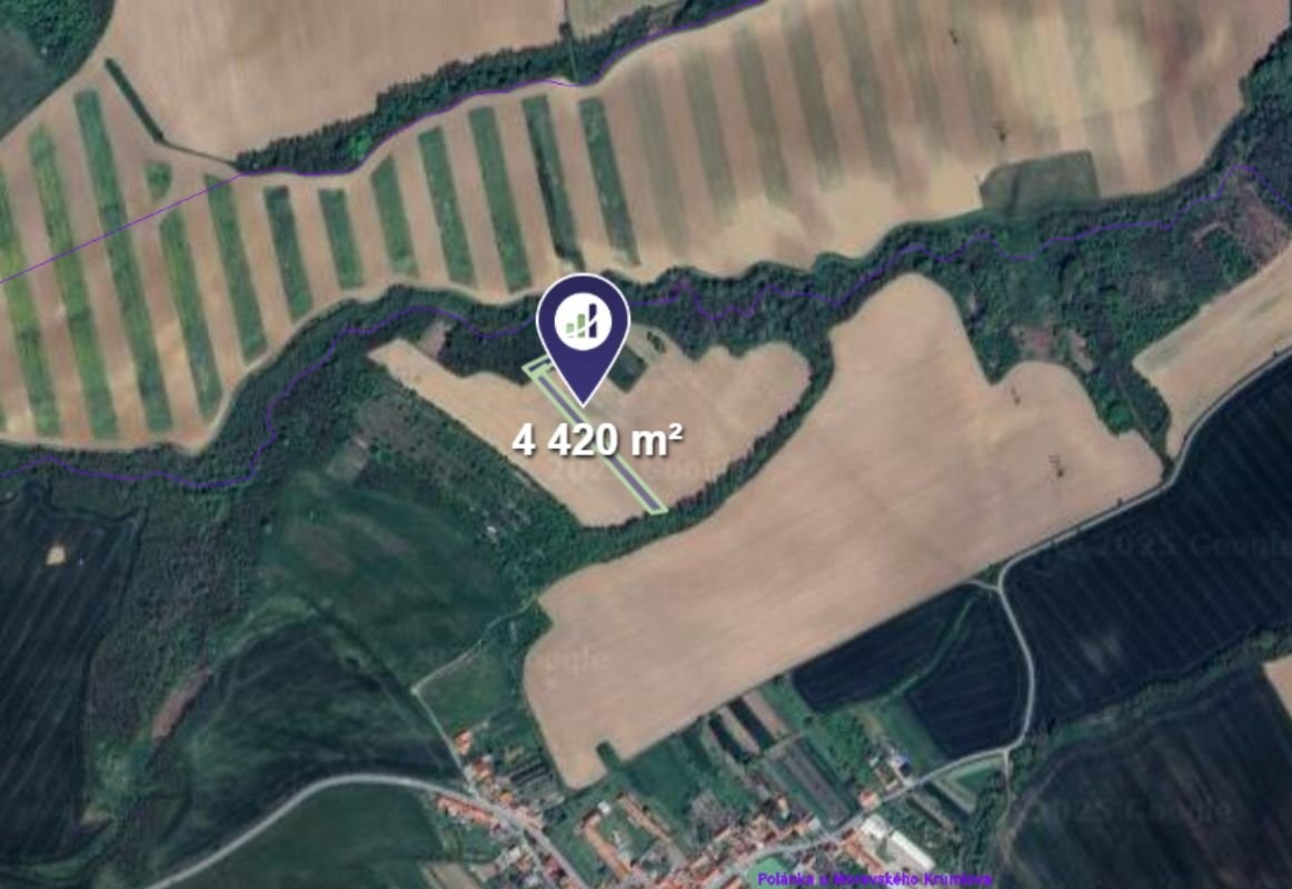 Prodej podílu 1/2 pole 2 210 m², Moravský Krumlov - 2