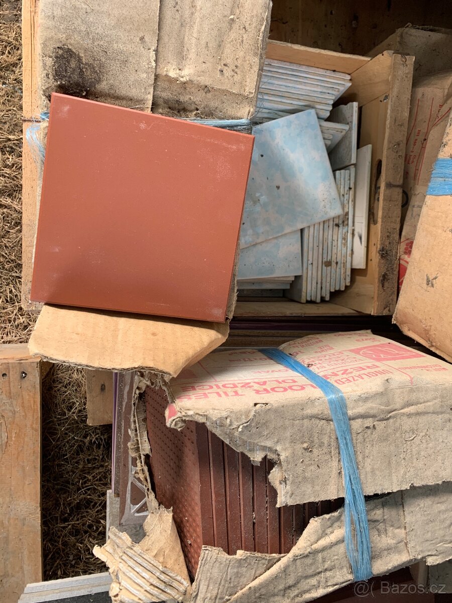 Dlazdicky Retro modre cihlove kabrinec gabrinec - 2