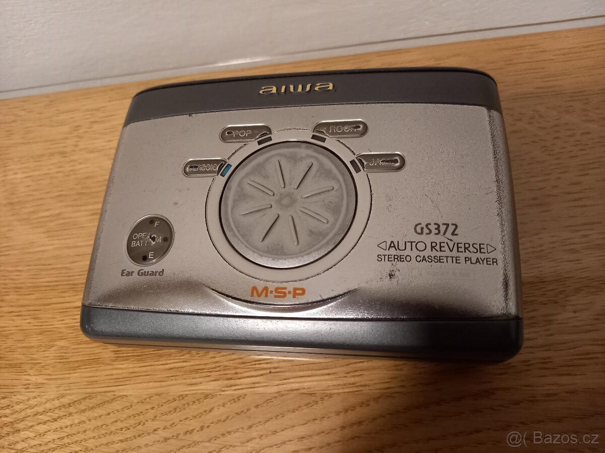 Walkman AIWA model GS372 na náhradní díly - 2