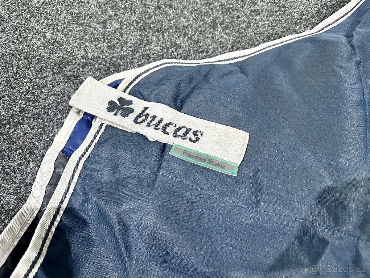 Deka stájová BUCAS Freedom 150g navy 155cm - 2