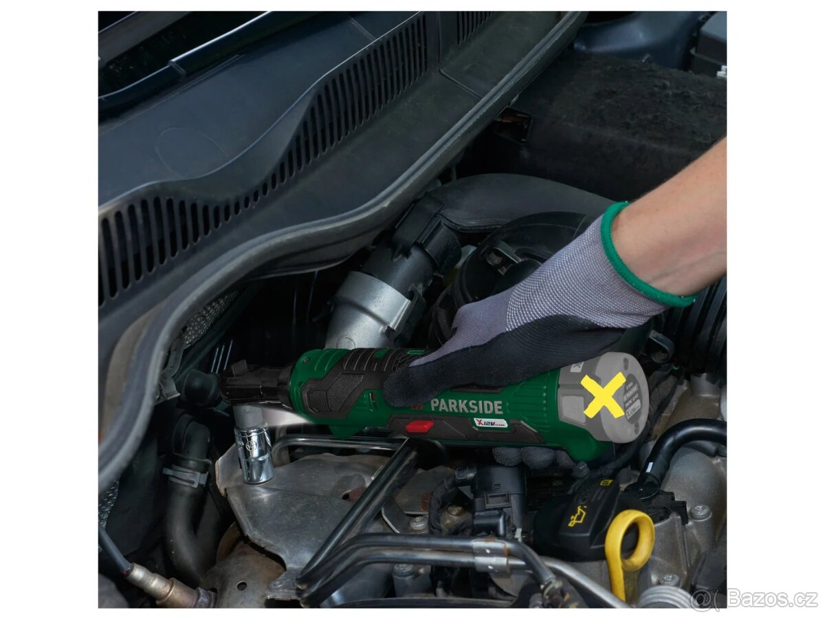 Aku ráčnový utahovák PAR 12 B1 - 2