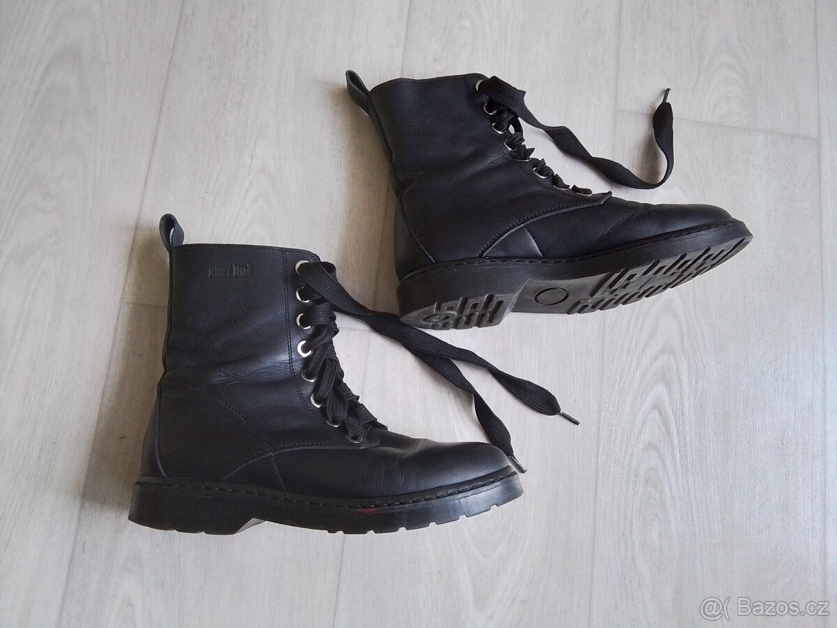 Kotníkové kožené boty - 2