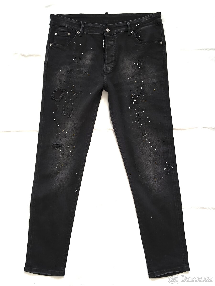 Prémiové pánské džíny DSQUARED2 - vel. 54 - 2