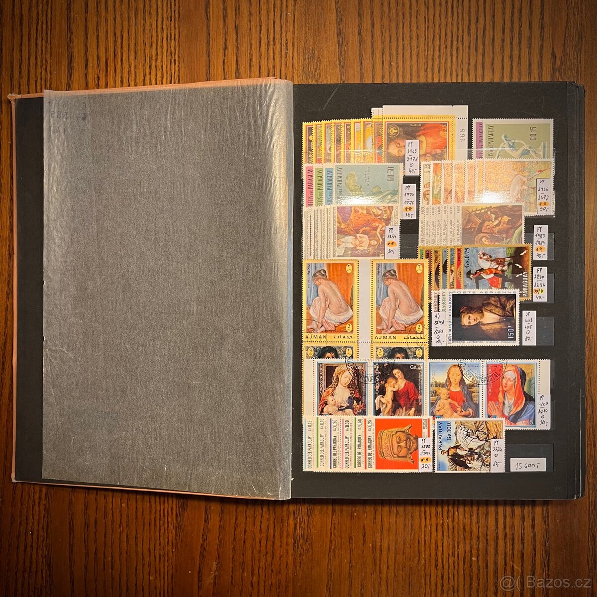 Album známek ( různé ) katalogová cena /15 600,- kč - 2