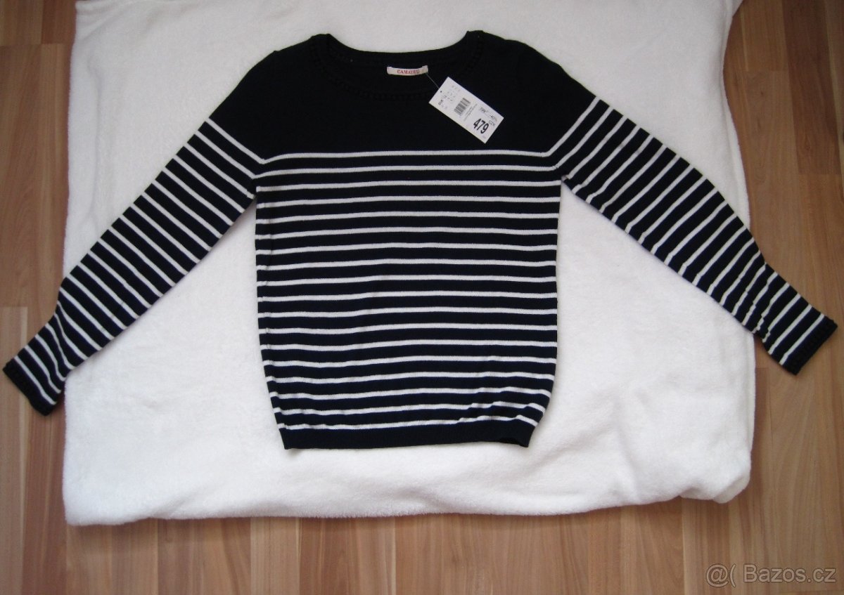 Námořnický svetr CAMAIEU vel. S NOVÝ - 2