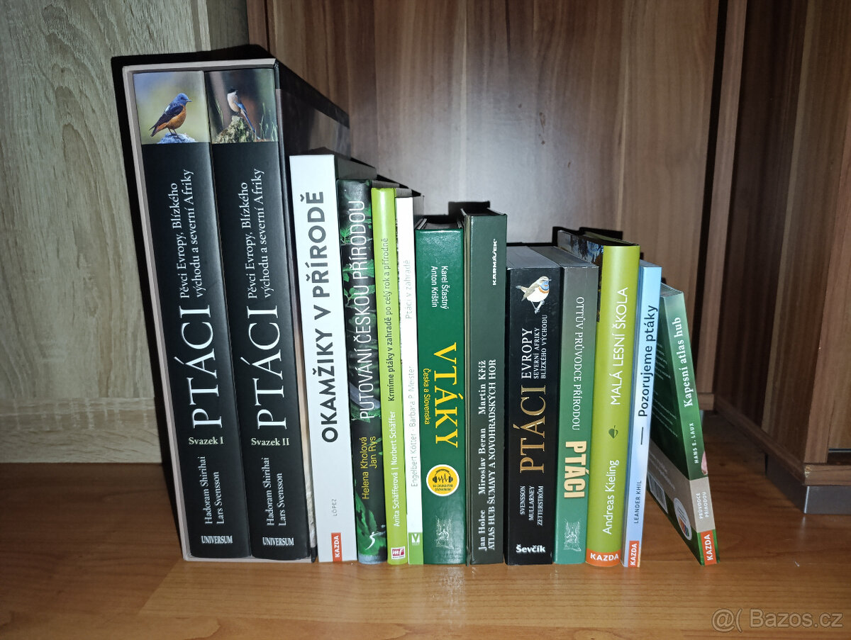 Knihy o přírodě - ptáci, houby - 2