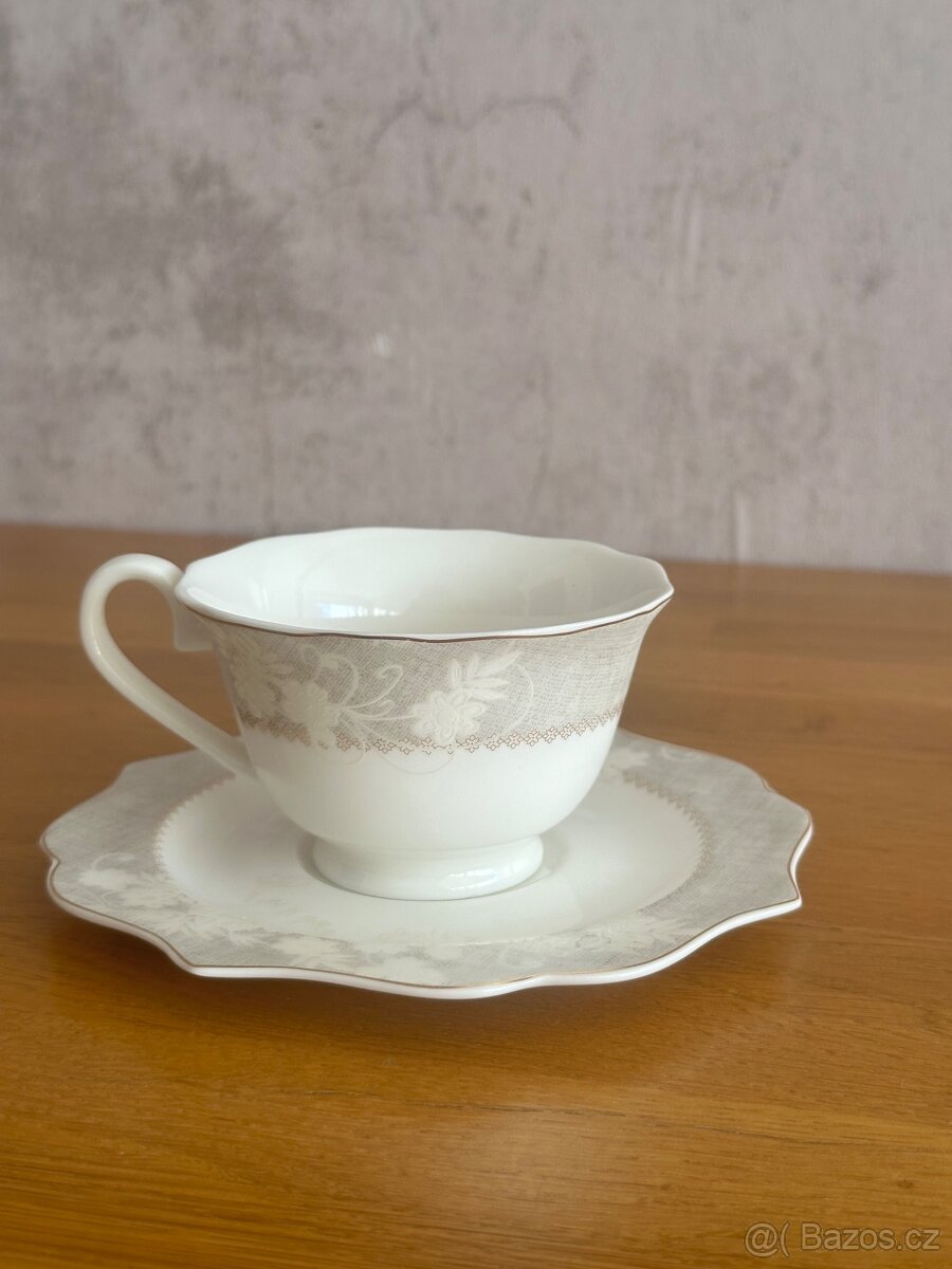 porcelánový čajový servis - 2