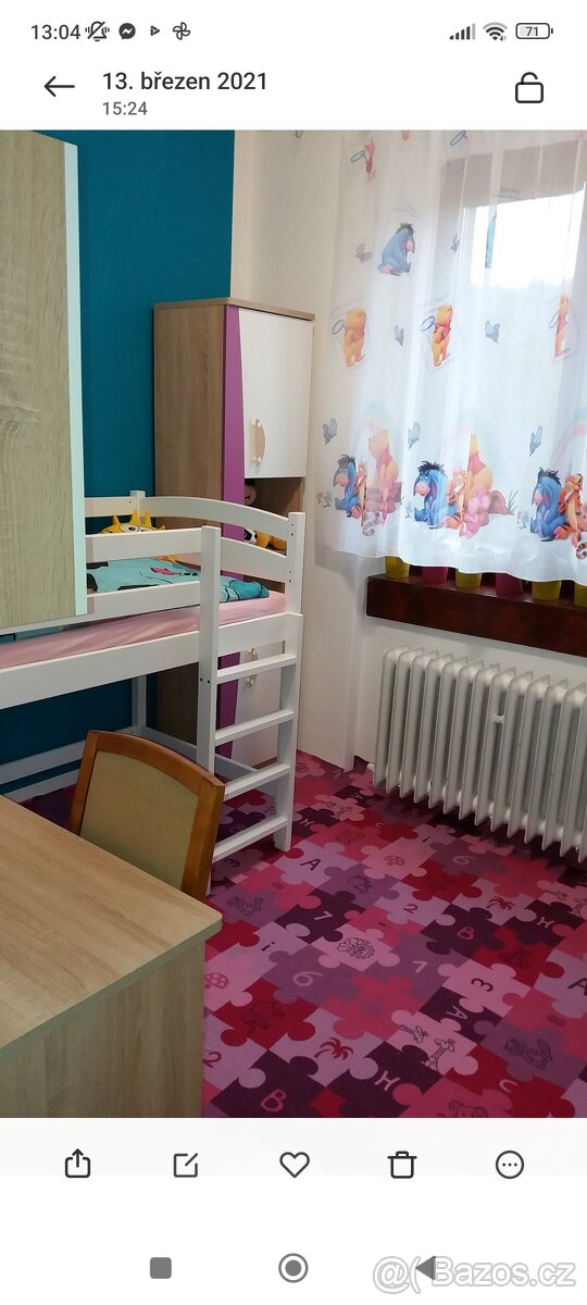 Vyvýšená postel 180x80cm - 2