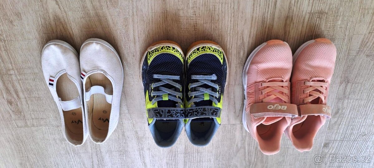 Dívčí boty tenisky cvičky vel. 33 - 2