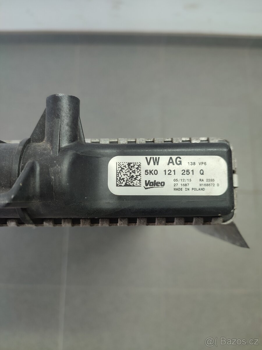 Vodní origo chladič Škoda Yeti - 2