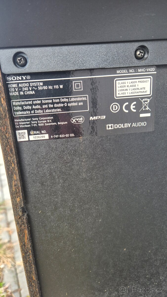 Partybox Sony MHC-42D - 2