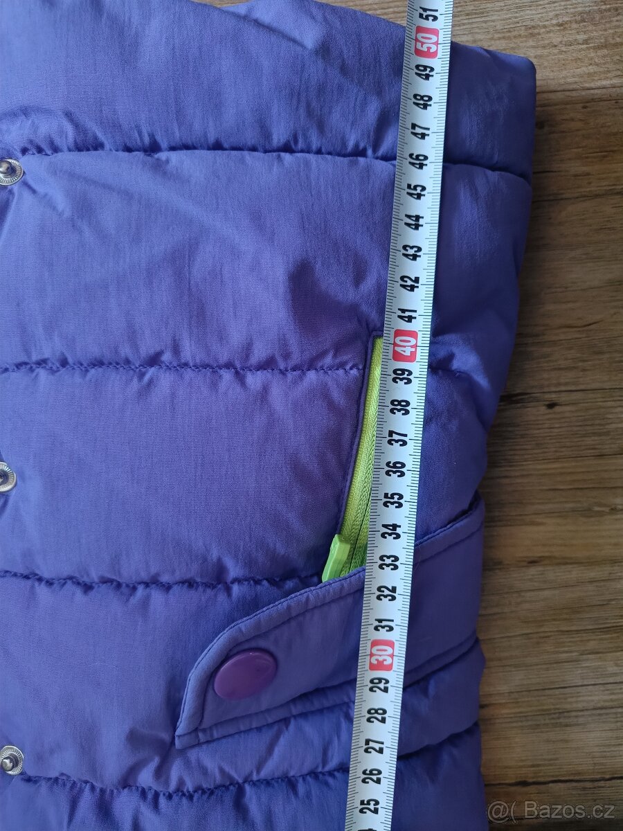 Zimní bunda , dívčí fialová - 2