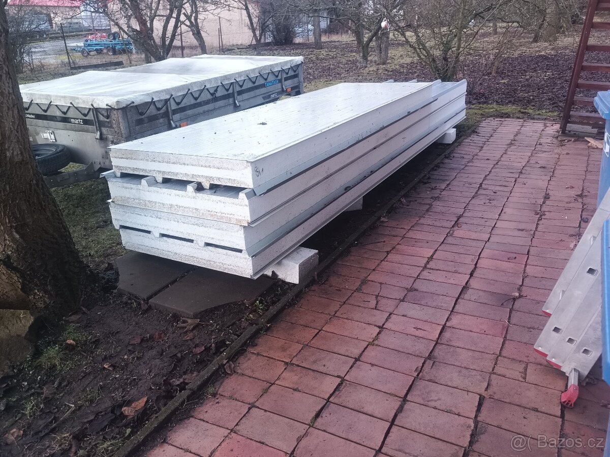 Střešní Sendvičové panely tl.140mm EPS - 2