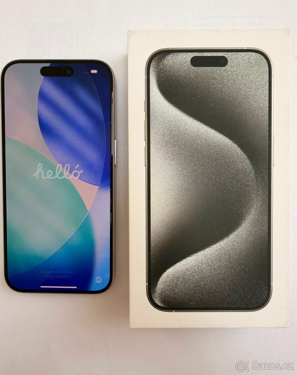 Iphone 15Pro 256GB Bílý Titan - 2