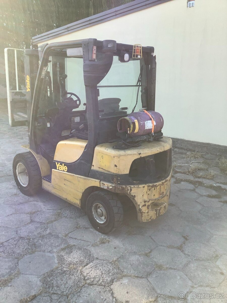 Yale GLP25VX LPG, triplex 4,95 m - 2