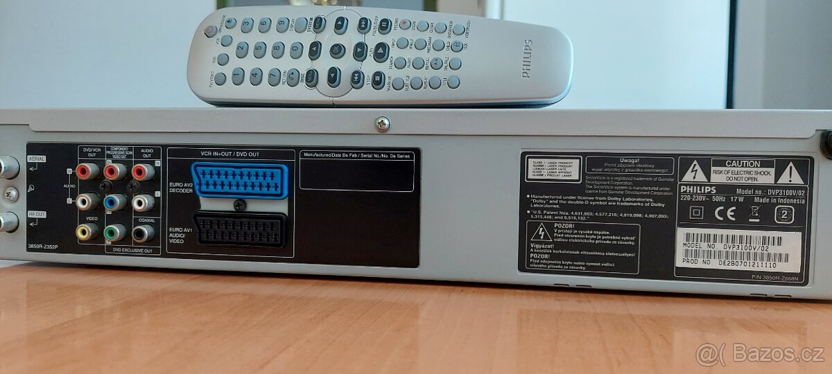 COMBO PHILIPS DVP 3100V/DVD/VHS/ - 2