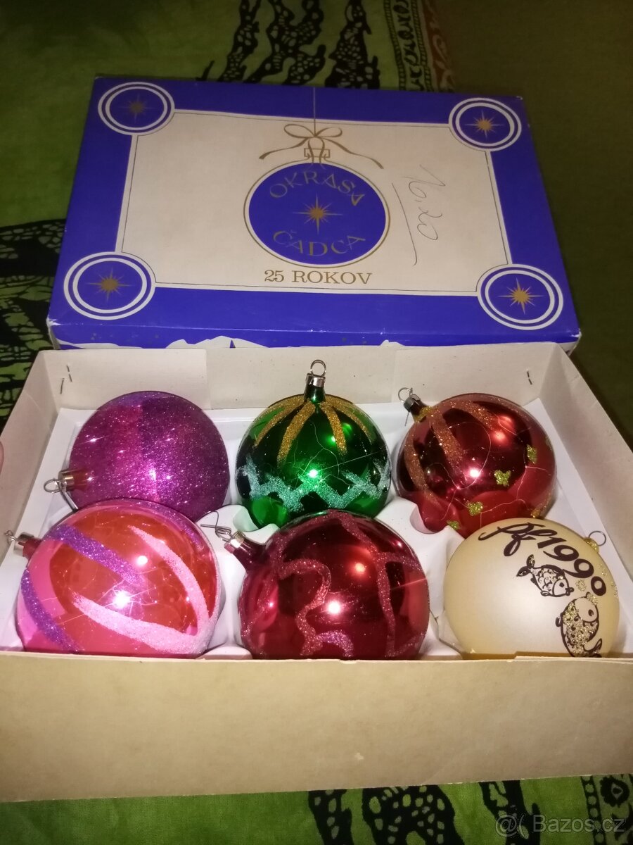 vánoční ozdoby baňky Okrasa Čadca - 2