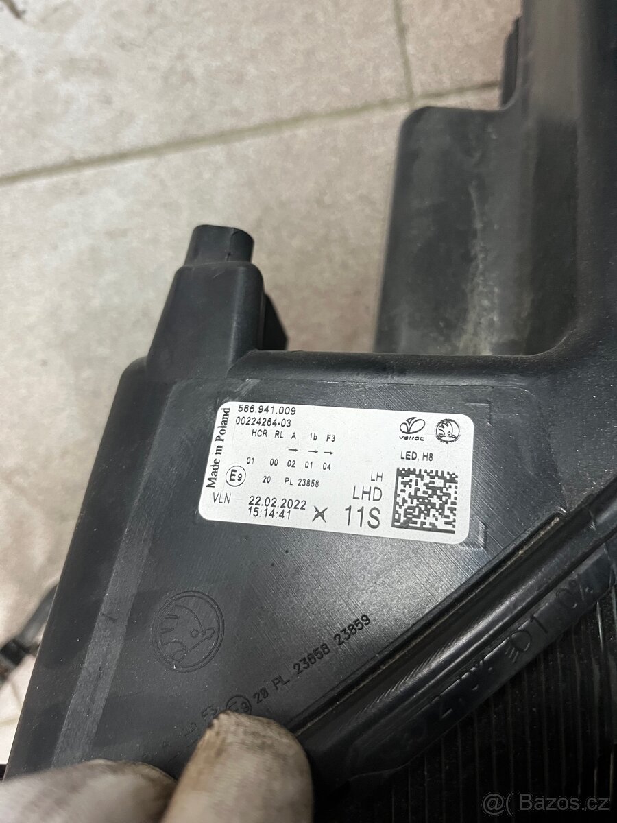 Levý přední led světlomet Škoda Kodiaq - 2