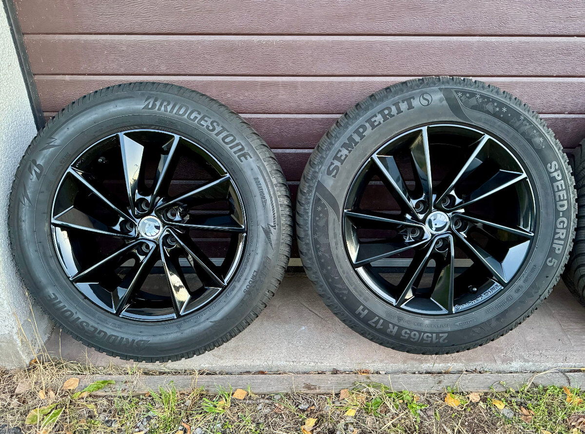 originální ALU kola škoda borbet R17 5x112 - 2