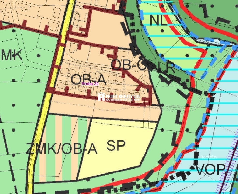 Prodej stavebního pozemku 13 237 m², Praha - Hájek u Uhříněv - 2