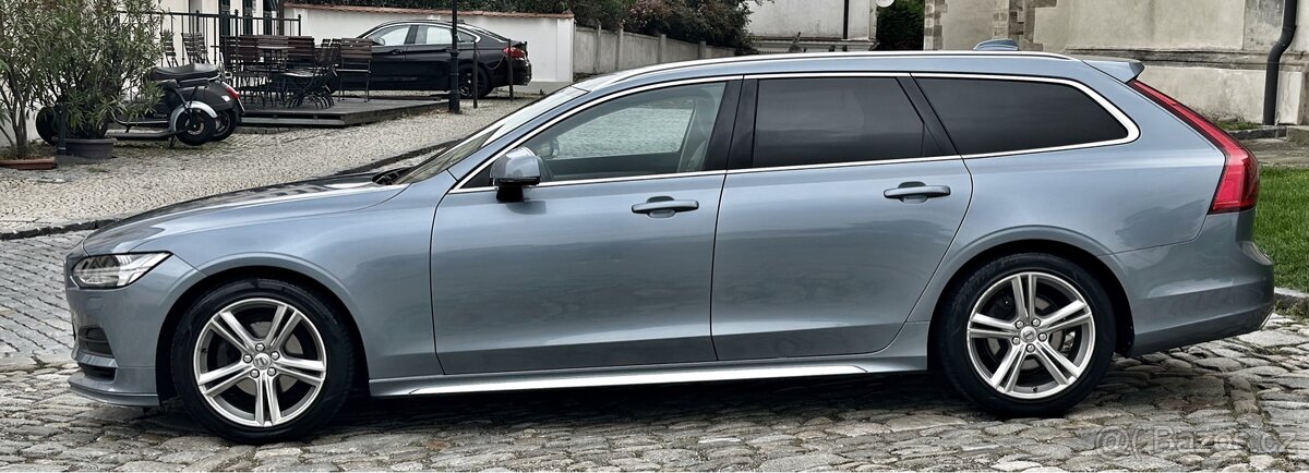 Volvo V90 D4, 1. majitel v ČR, DPH, 96 tis. km - 2
