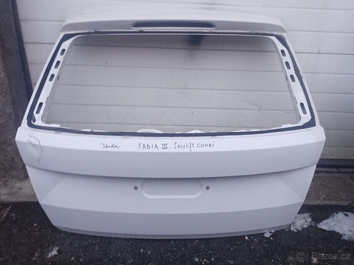 Zadní páté 5-té dveře Škoda Fabia III combi - 2