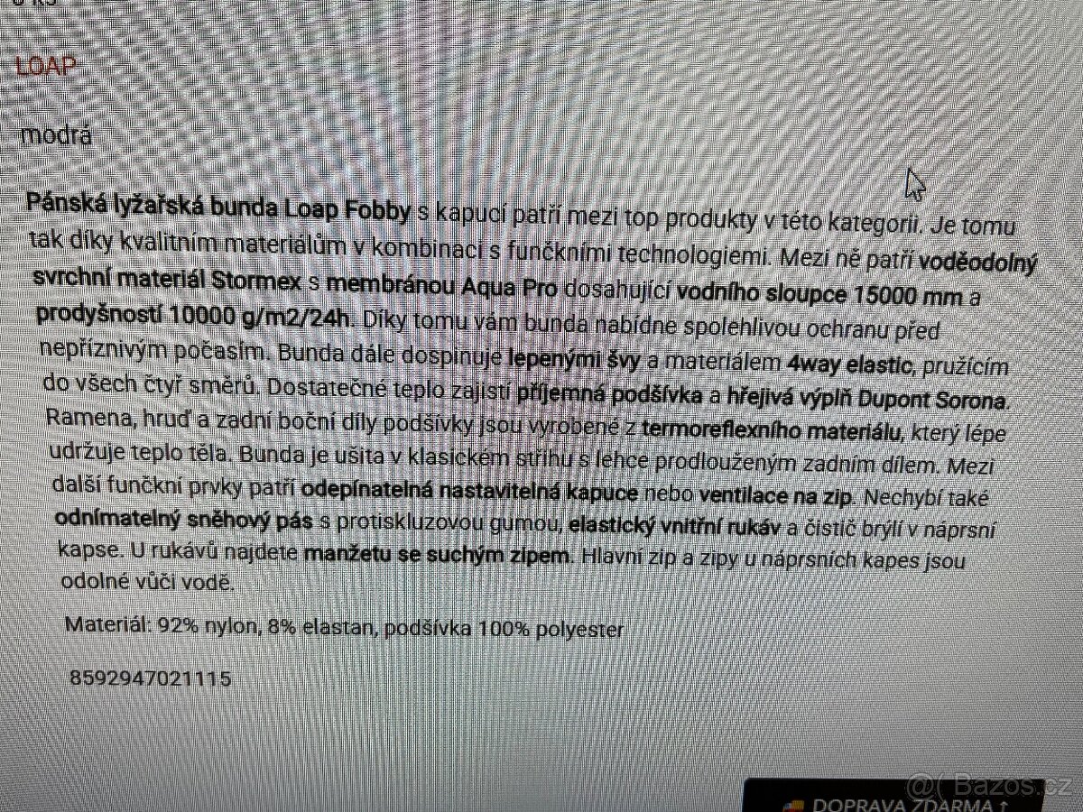 Panská zimní bunda Loap - 2