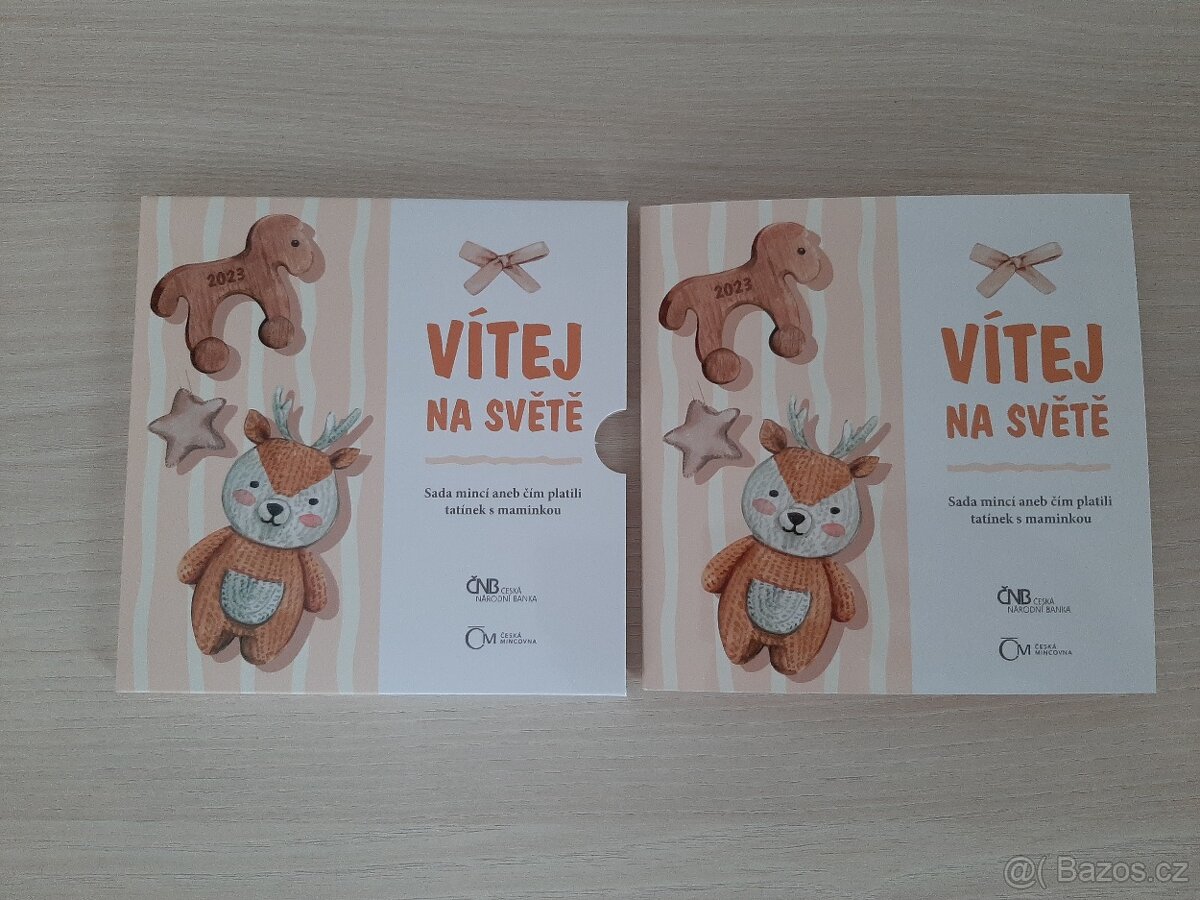 Sada oběžných mincí 2023 VÍTEJ NA SVĚTĚ, NAROZENÍ DÍTĚTE - 2