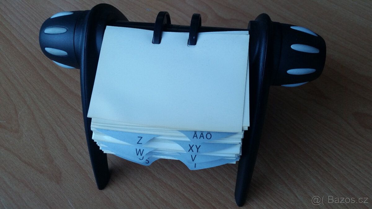 Designový vizitkovník stolní otočný Durable - 2