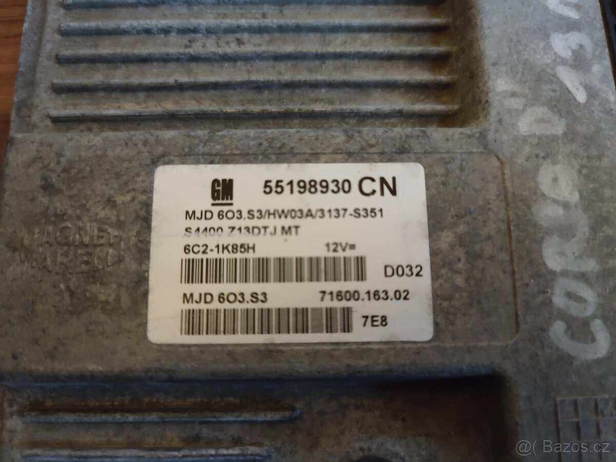 Řídící jednotka motoru Corsa D 1.3 CDTI - 2