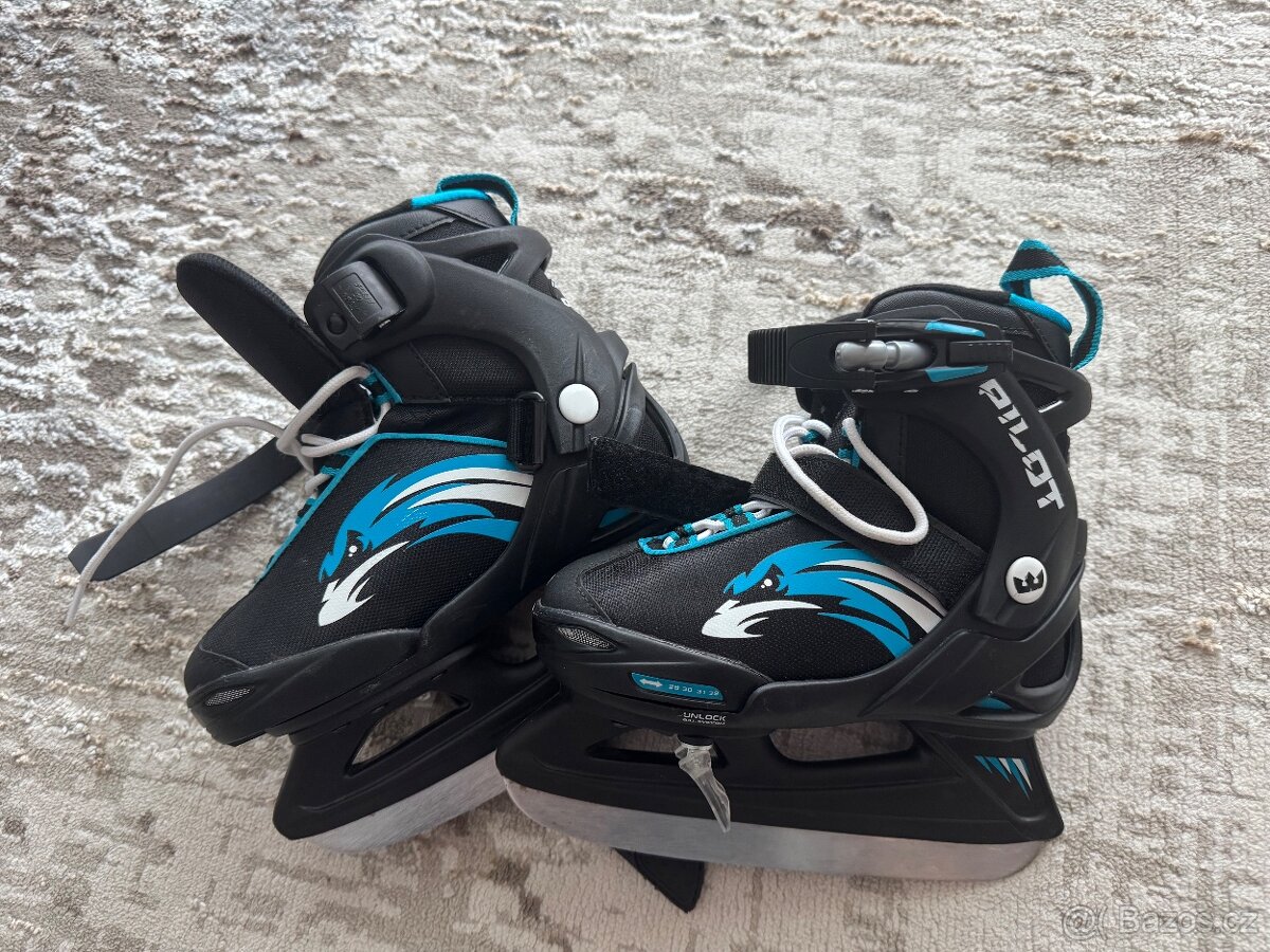 Dětské rostoucí brusle pilot 29-32 - 2