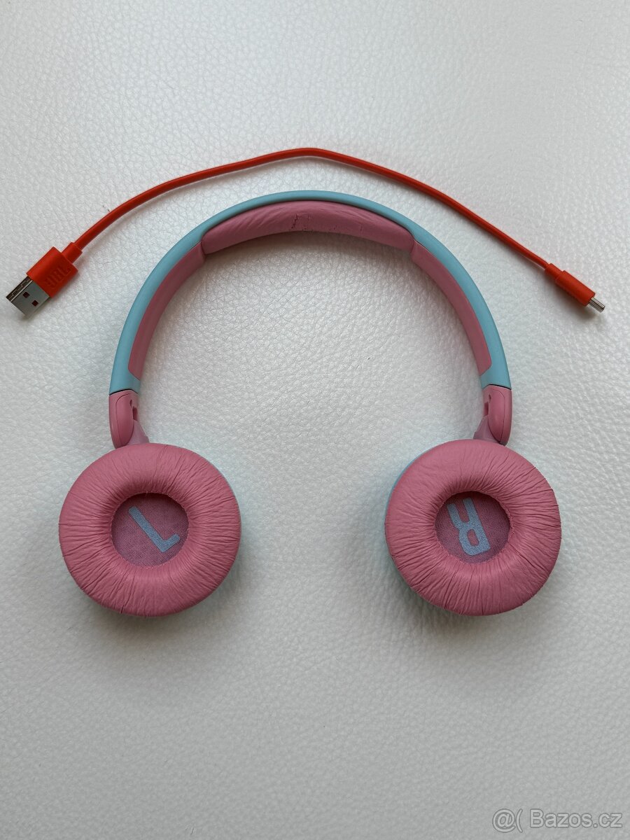 Bezdrátová sluchátka JBL modro růžová - 2