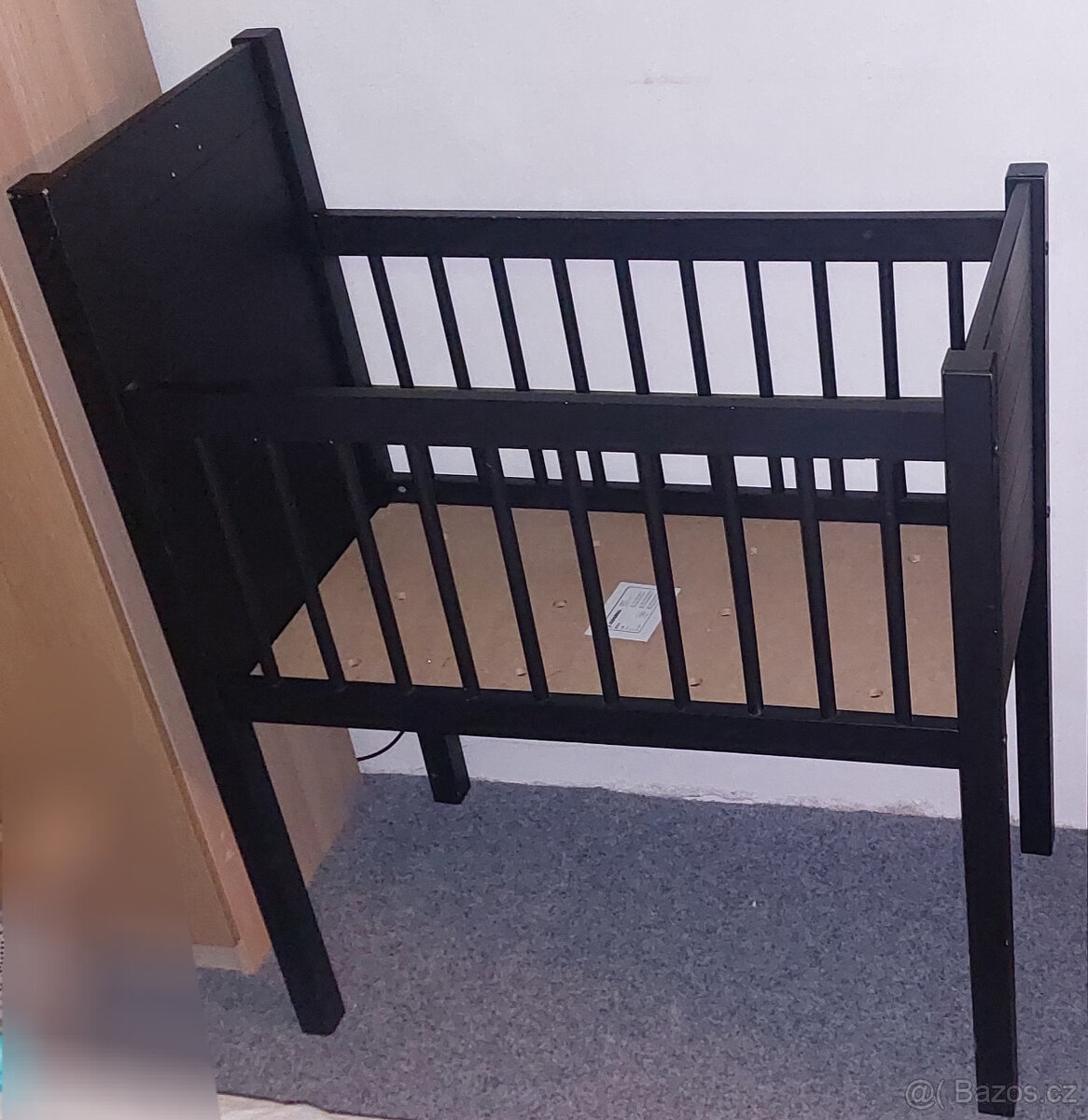 Dřevěná postýlka Noa + nová matrace 0-6m - 2