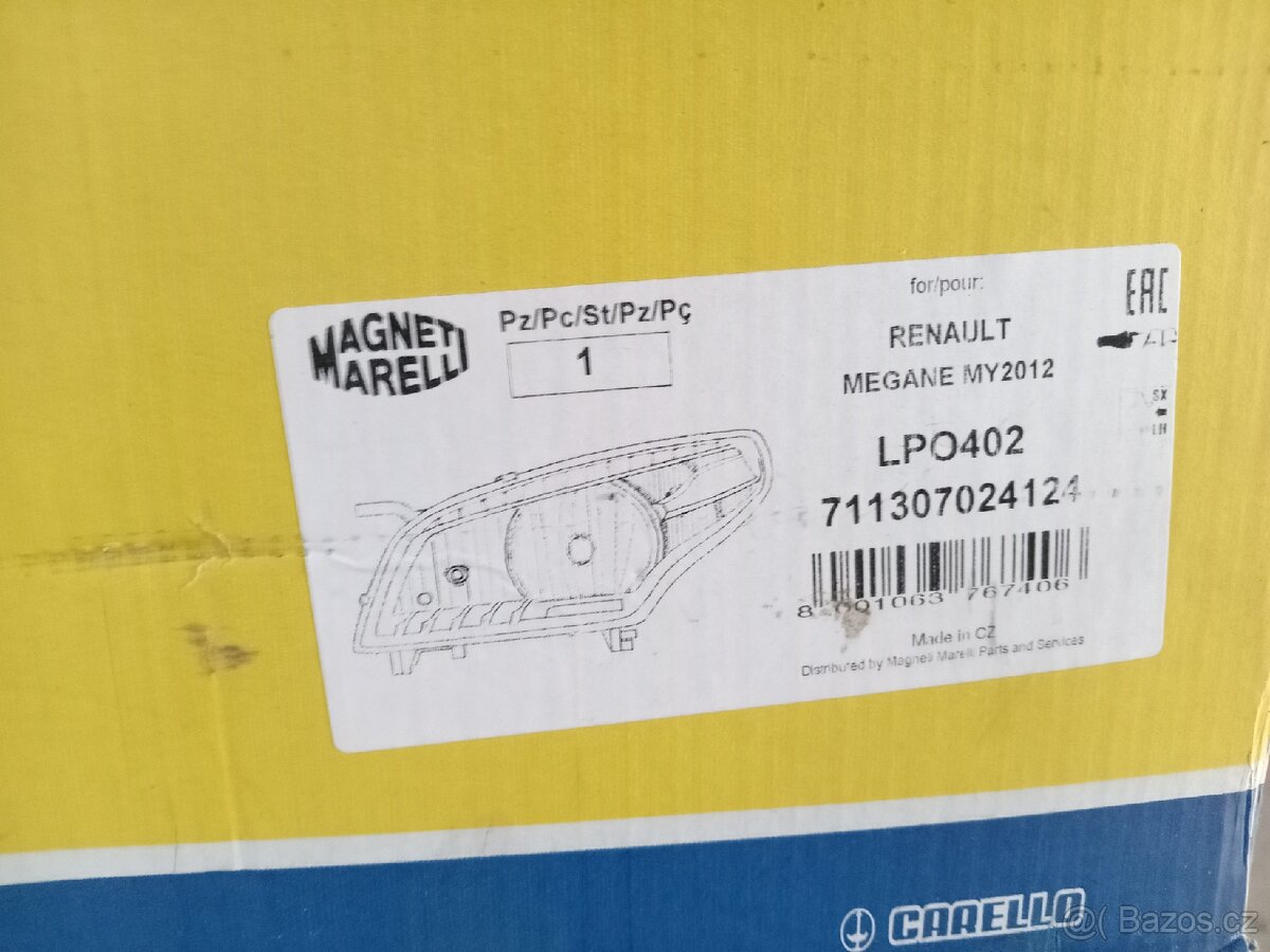 Nové pravé světlo Renault Megane III - 2