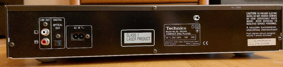 CD player Technics SL-PG390 - 2