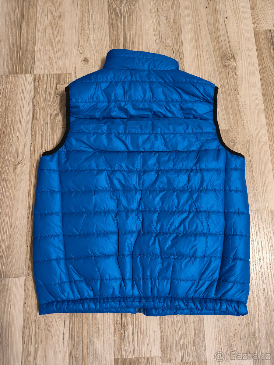NOVÁ Dětská modrá vesta Huage - vel. 140/146 - 2